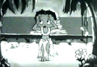 BETTY BOOP ON BAMBOO ISLE hula